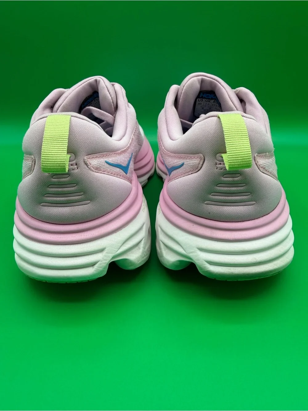 Hoka One One Bondi 8 Women’s Pink Athletic Running Shoes Sneakers FE1224G SZ 9